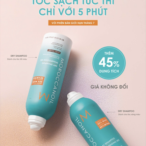 DẦU GỘI KHÔ CHO TÓC TỐI MÀU